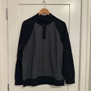 Vince Wool & Cashmere Button-Up Sweater